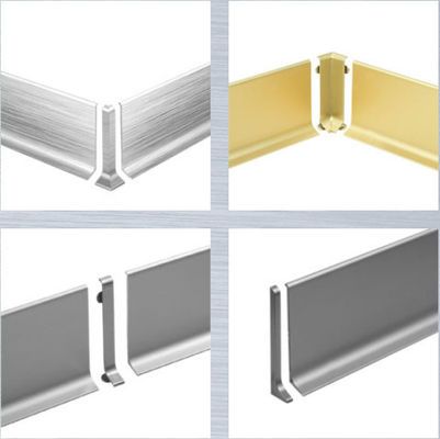 Anodizing Polished Aluminium Profile สำหรับกระเบื้องบุผนัง Trimming Custom