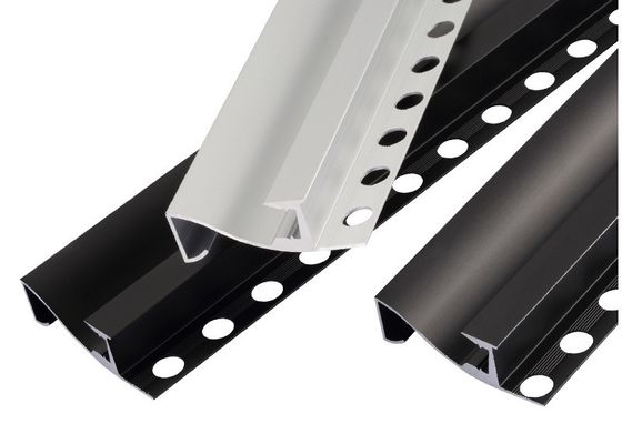 โปรไฟล์อลูมิเนียมอัลลอยด์ Led Skirting Board Line มุมอลูมิเนียมคุณภาพสูง Extruded Light LED Profile