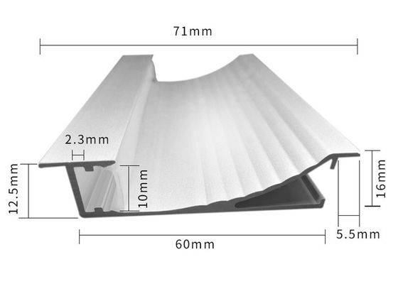 Electrophoresis Aluminium LED Profiles แผ่นอลูมิเนียมรอบ 80mm