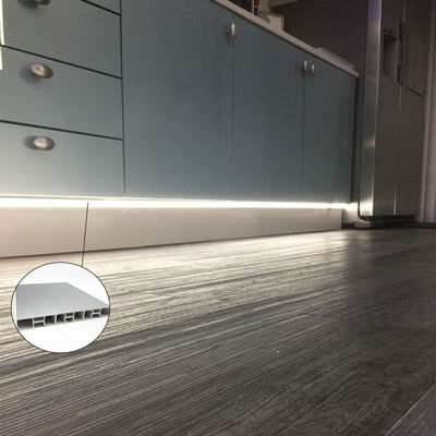 โปรไฟล์ LED ช่องอลูมิเนียมอัดแสงผนัง 2.5m