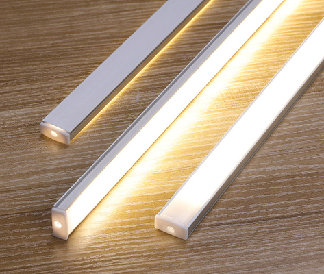ตู้เสื้อผ้าตกแต่งแบบยืดหยุ่นอลูมิเนียม LED Profile Anti Scratch