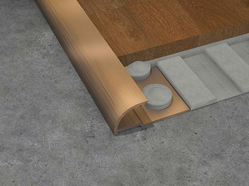 มุมกลมภายในมุมกระเบื้องสแตนเลสตัดแต่ง 1.8m Finishing Strip