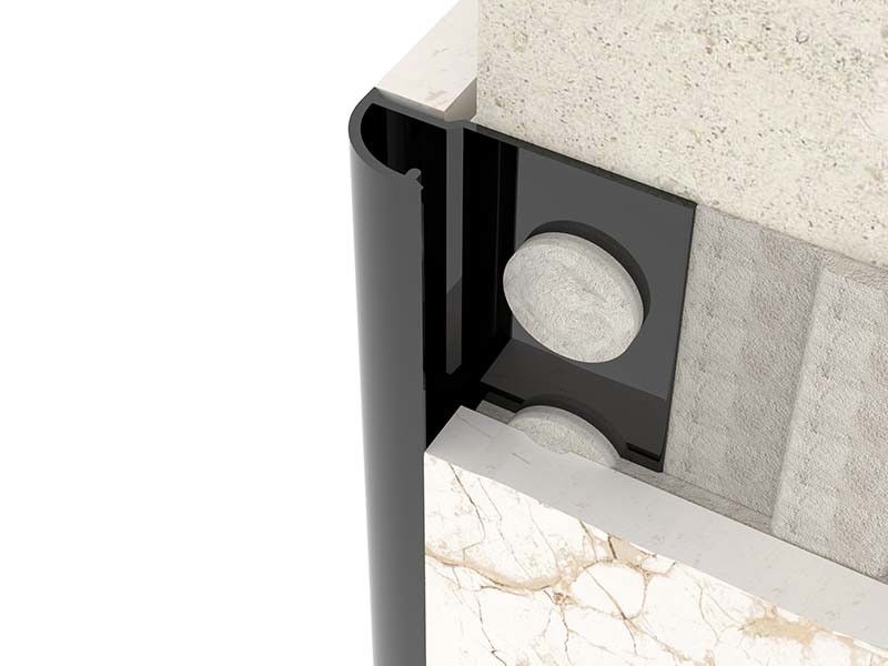 TUV Brushed Stainless Steel Tile Trim 10mm Bright Finishing ปิดแถบโลหะ