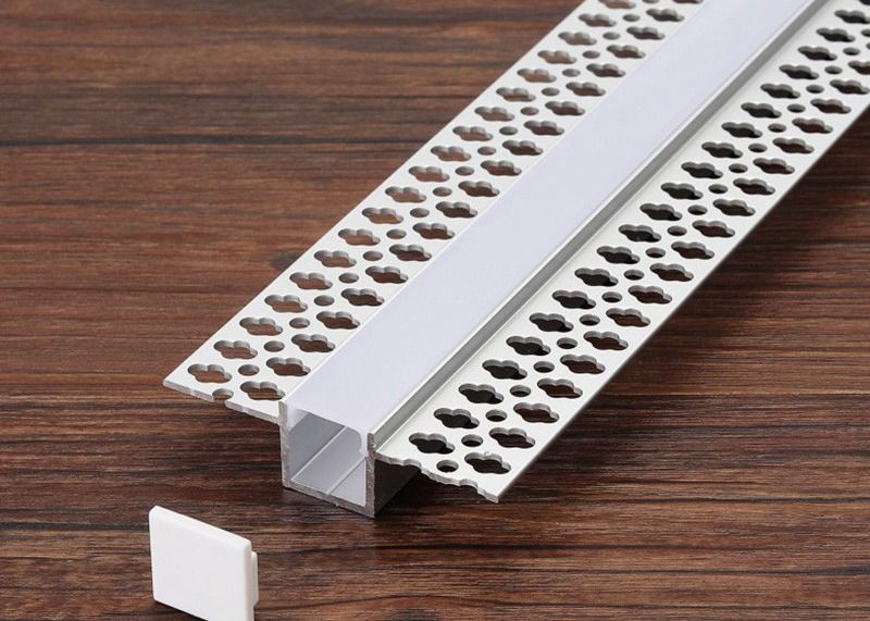 โปรไฟล์ Led อลูมิเนียมติดผนัง 2.7 เมตรสำหรับไฟสตริปพร้อมเซ็นเซอร์สัมผัส
