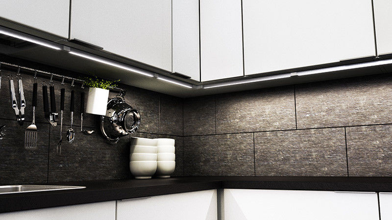 Wide Mount Slim Led Strip โปรไฟล์อลูมิเนียม 1.8m ตู้ Light
