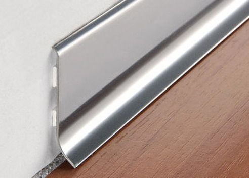 ของตกแต่งบ้าน Anodized Stainless Steel Base Board 2.5m