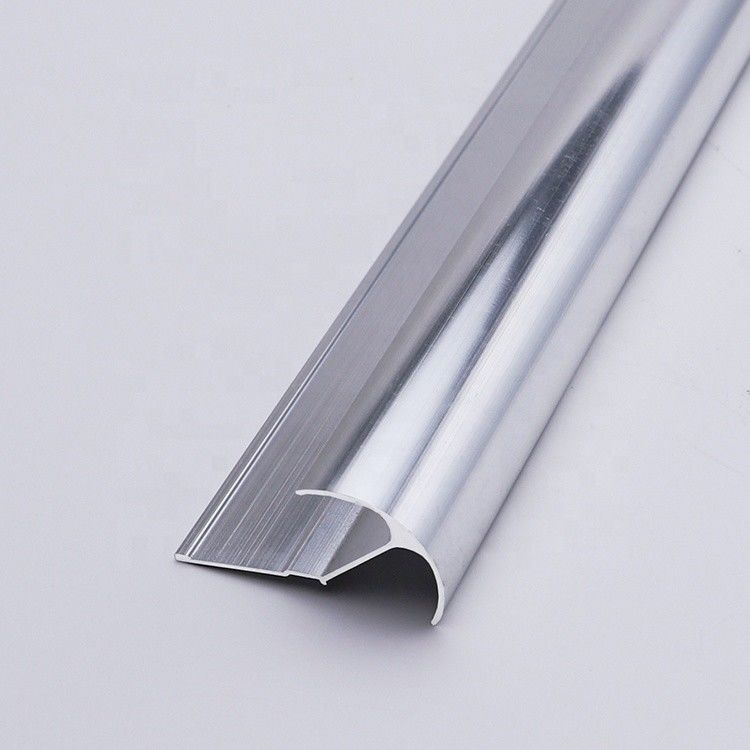 6mm อลูมิเนียมขัดเงากระเบื้อง Chrome Trim
