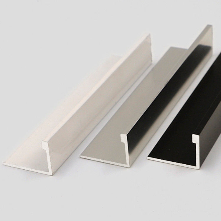 SGS 6mm Aluminium Tile Trim Electrophoresis โปรไฟล์อลูมิเนียม 6063