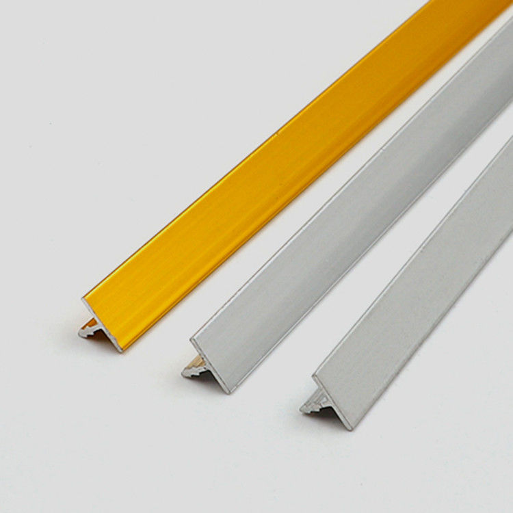 SGS 6mm Aluminium Tile Trim Electrophoresis โปรไฟล์อลูมิเนียม 6063
