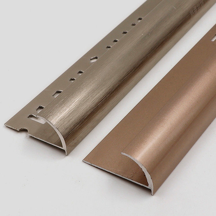 SGS 6mm Aluminium Tile Trim Electrophoresis โปรไฟล์อลูมิเนียม 6063